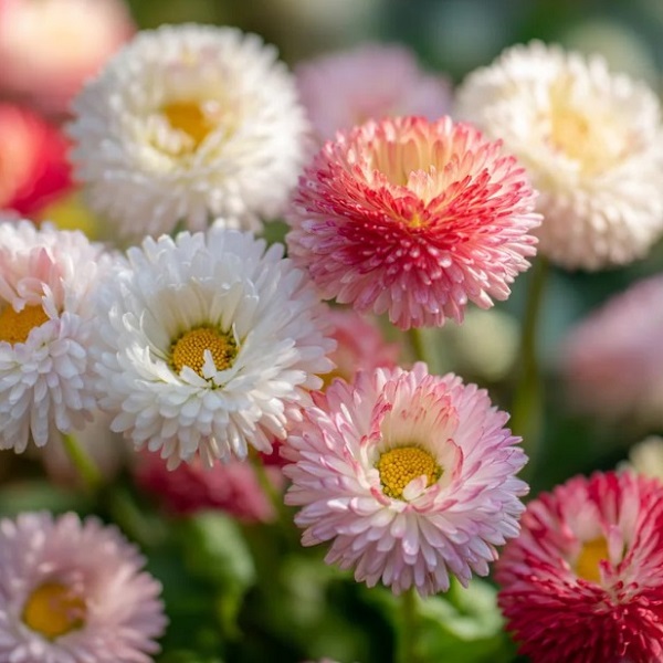 Daisy – English Pink, White & Red